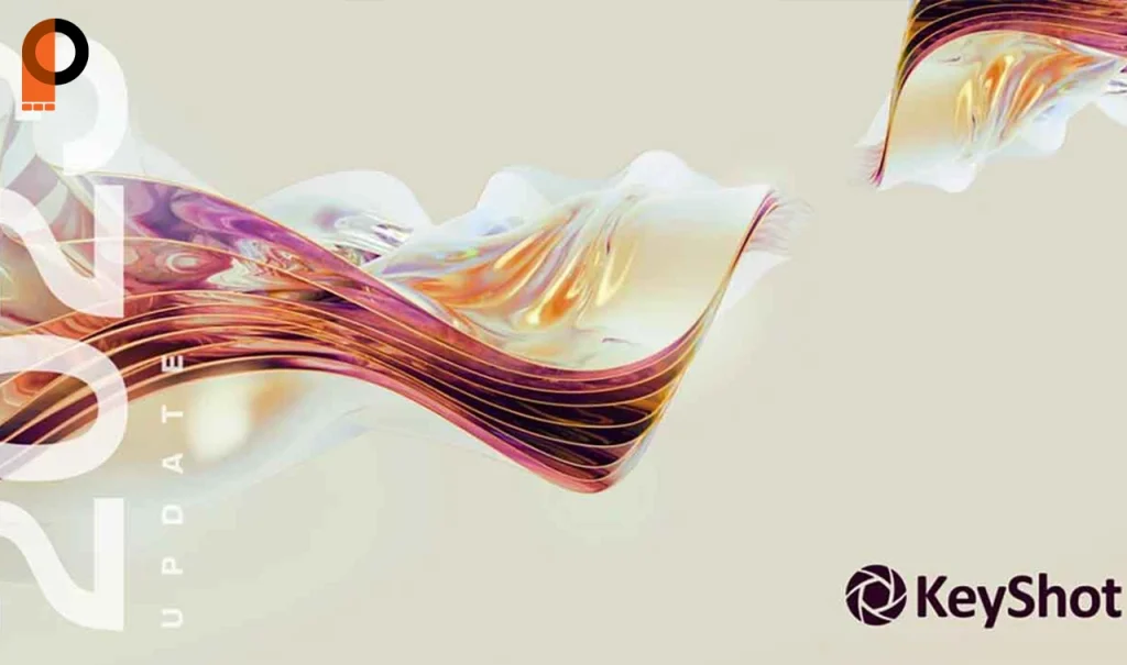نسخه جدید موتور رندر KeyShot: این تصویر ویژگیهای جدید و پیشرفته این نسخه را که شامل بهبود عملکرد رندرینگ، نورپردازی واقعیتر و ابزارهای بهینهسازی برای طراحی سهبعدی است، نمایش میدهد.