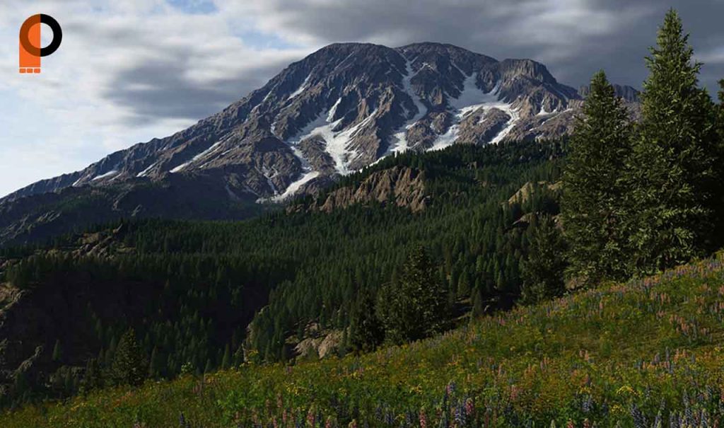 تصویری از محیط نرم‌افزار Terragen 4.7 با ابزارهای جدید و قابلیت‌های پیشرفته برای ایجاد مناظر طبیعی و رندرینگ واقع‌گرایانه