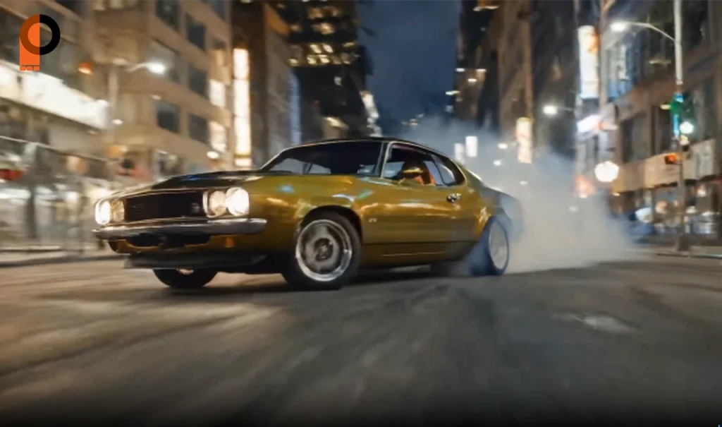 نمایی از هوش مصنوعی گوگل VEO 2 در یک محیط شهری مدرن