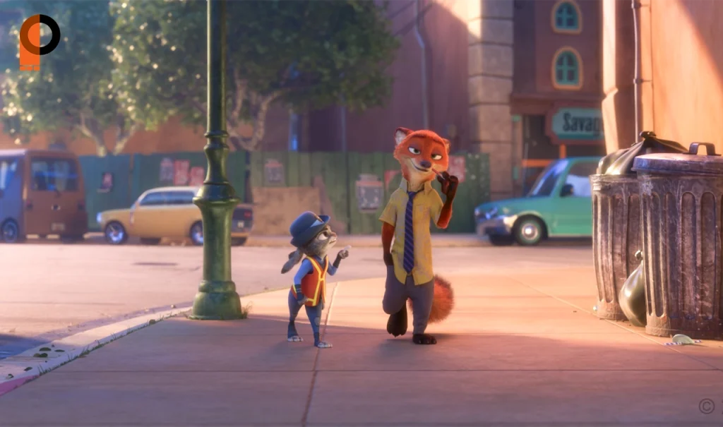 تصویری از موتور رندر Hyperion شرکت دیزنی که برای انیمیشنسازی و تولید جلوههای بصری با کیفیت بالا طراحی شده است، ارائهدهنده فناوری پیشرفته در صنعت فیلم و انیمیشن.