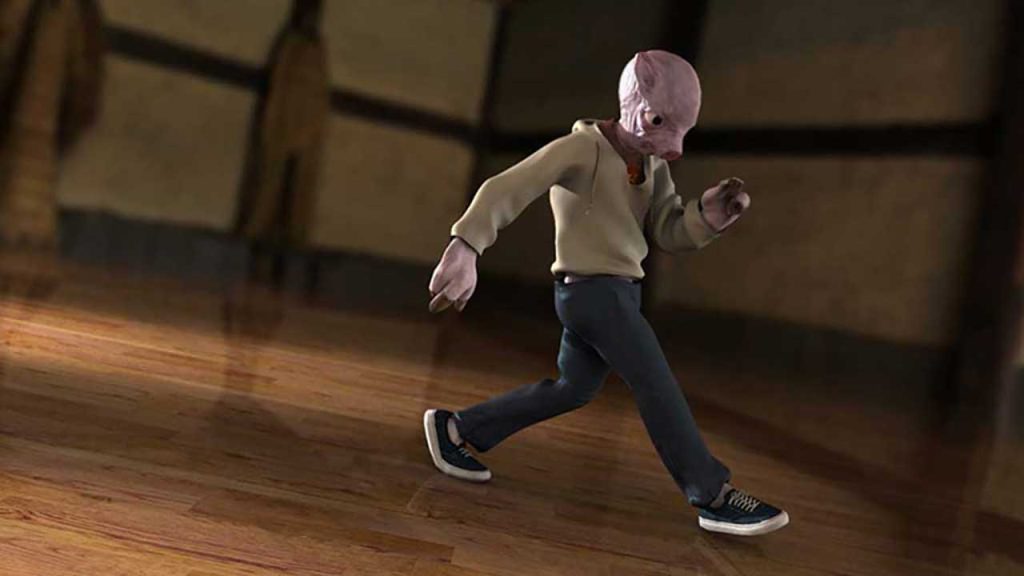 نمایش کاربرد ابزار nCloth مایا برای شبیهسازی پارچه و حرکت طبیعی آن در انیمیشن.