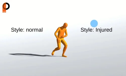 تصویری از Motorica MoGen، ابزار پیشرفته هوش مصنوعی برای تولید حرکات طبیعی در انیمیشن و طراحی سه‌بعدی